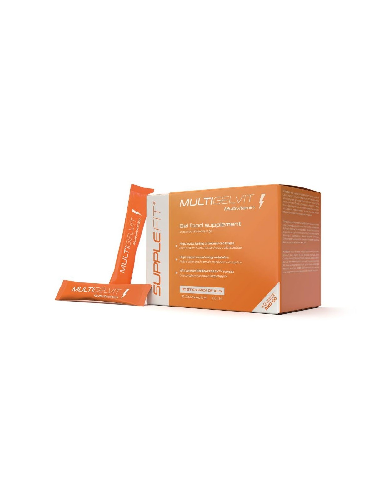 MULTIGELVIT - Voedingssupplement in gelvorm met zoetstof 30 x 10 ml