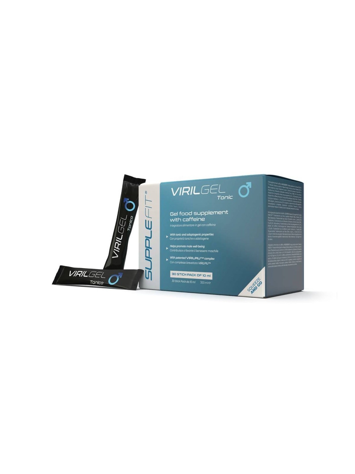 VIRILGEL - Tonic gel food supplement with caffeine