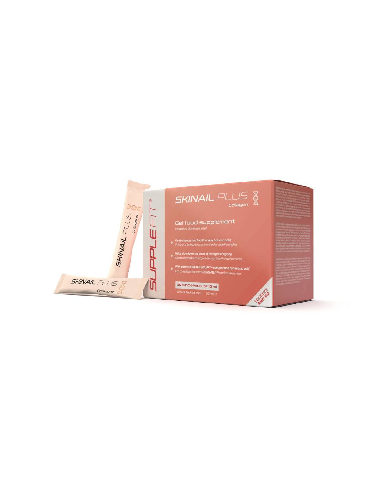 SKINAIL PLUS - Integratore alimentare in gel 30 x 10 ml