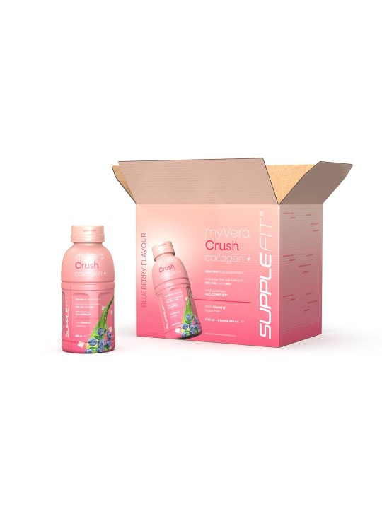 COLLAGEN + MyVera Crush - Complément alimentaire en bouteille unidose 285 ml