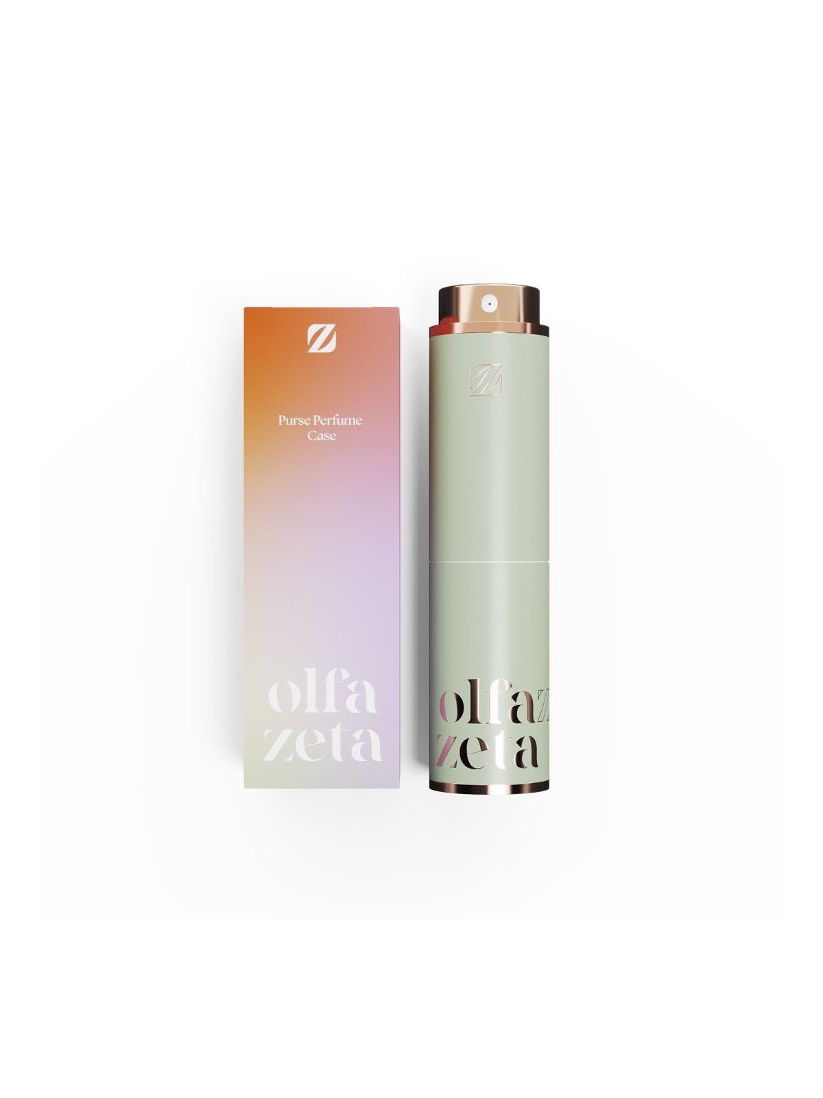 Purse perfume case Olfazeta Modern green