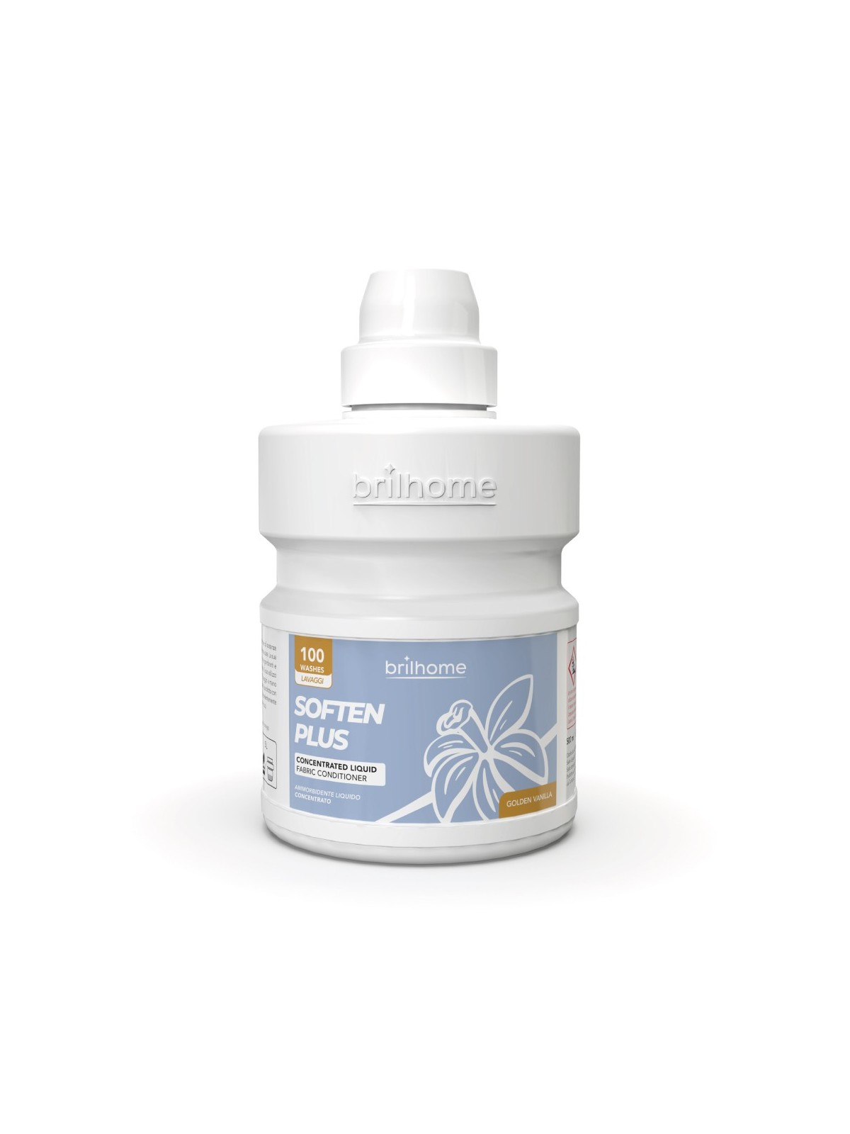 SOFTEN PLUS Adoucissant - Cœur de vanille et fleurs d’or 500 ml