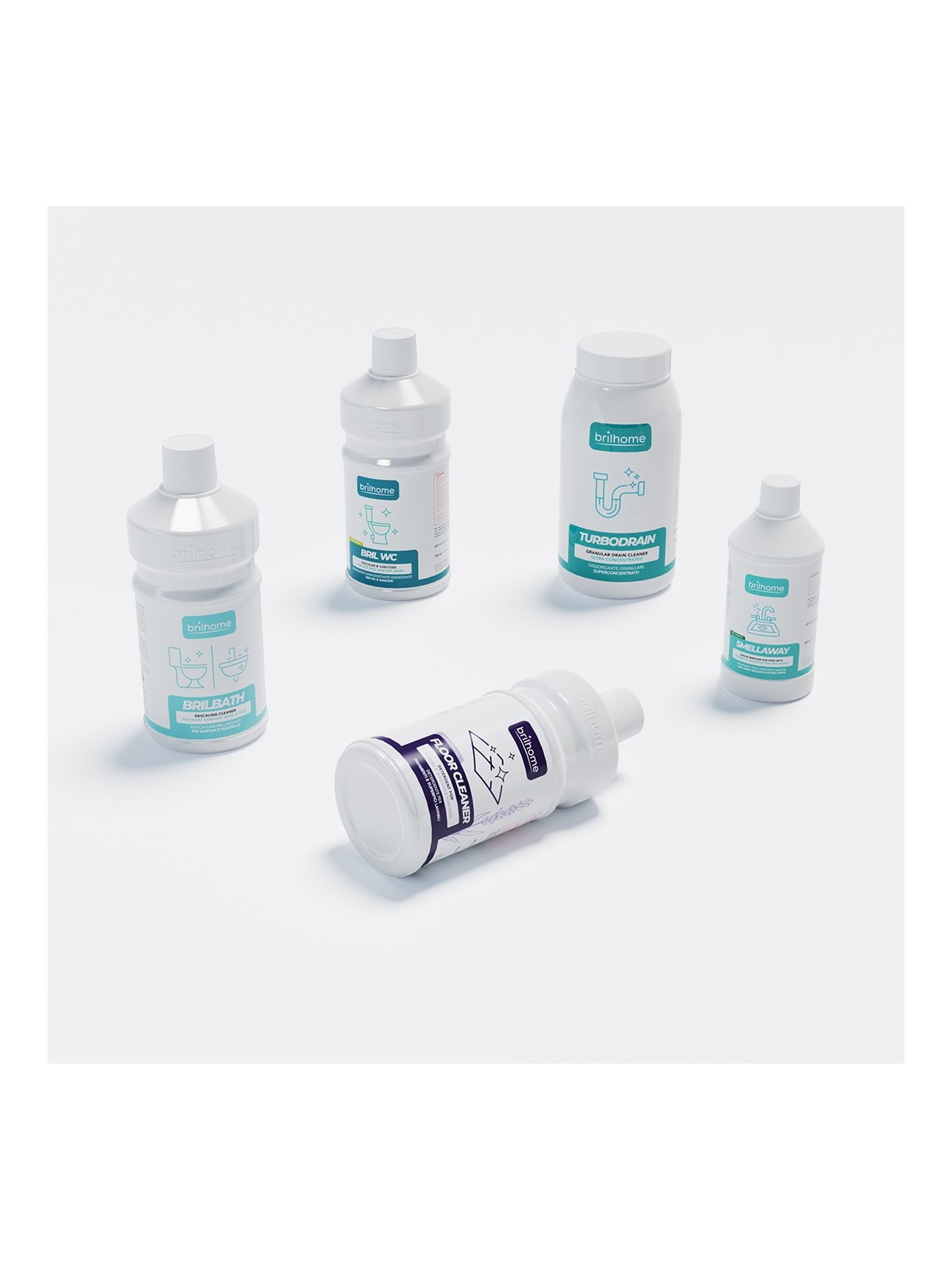 Brilhome Set - Glänzendes Badezimmer