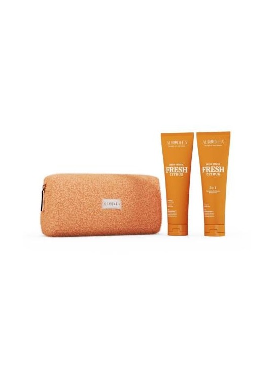Körperpeeling und Körrpercreme Set - Fresh Citrus