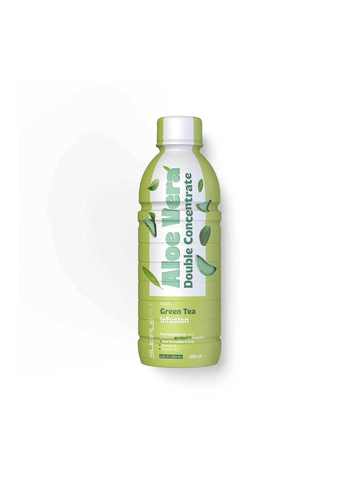 Aloe Vera double concentrate juice and pulp with Green Tea 675 ml