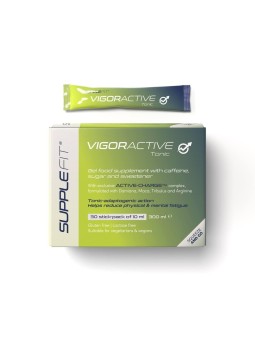 VIGORACTIVE - Complément alimentaire en gel avec caféine, sucres et édulcorant 30 X 10 ml